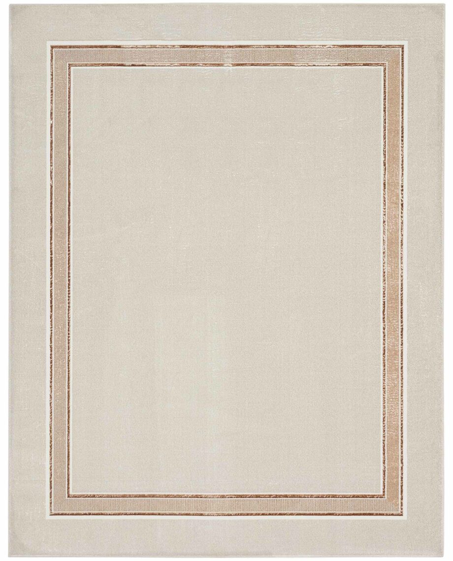 Nourison rug Glitz GLZ08 IVCRM IVORY CREAM 8x10 099446134707