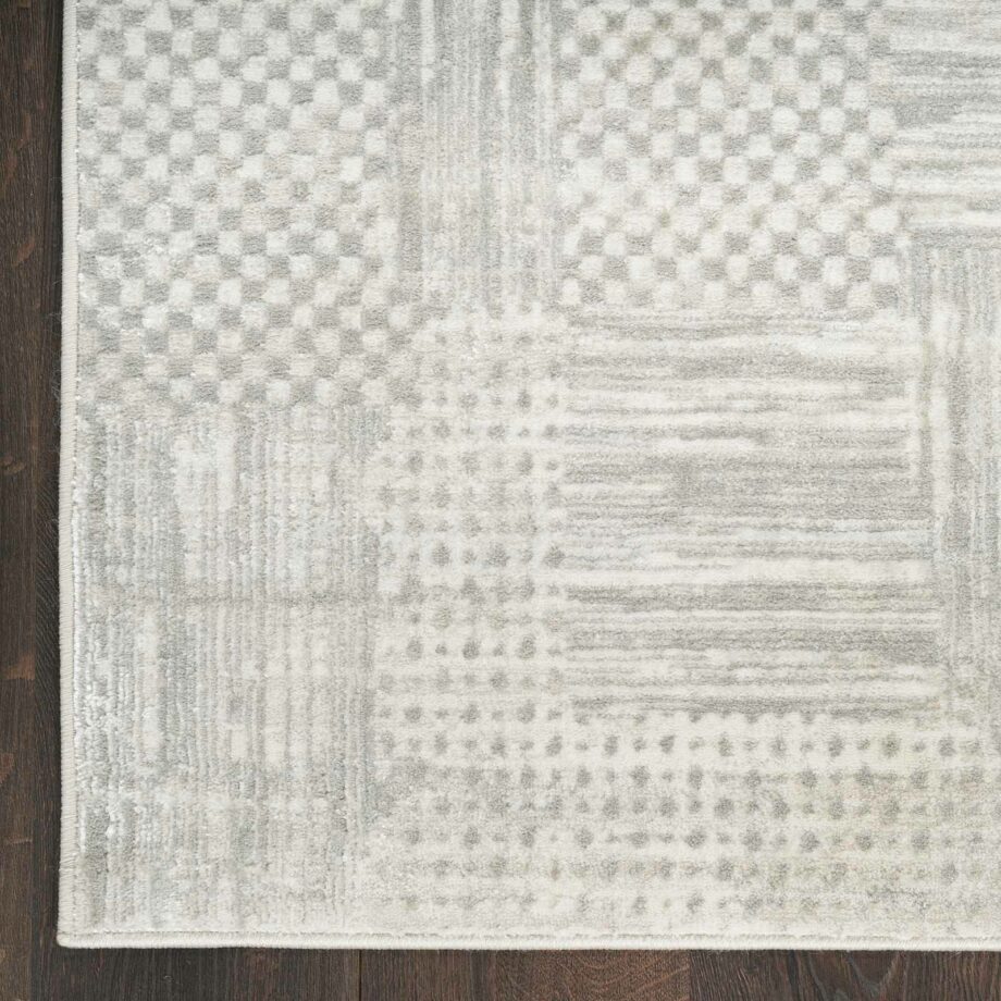 Nourison rug Glitz GLZ09 SILGY SILVER GREY 5x7 099446904041 CR