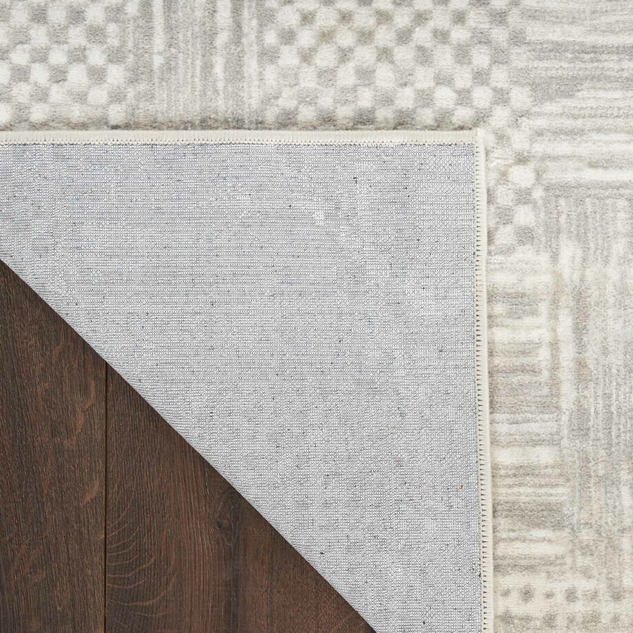 Nourison rug Glitz GLZ09 SILGY SILVER GREY 5x7 099446904041 CRB
