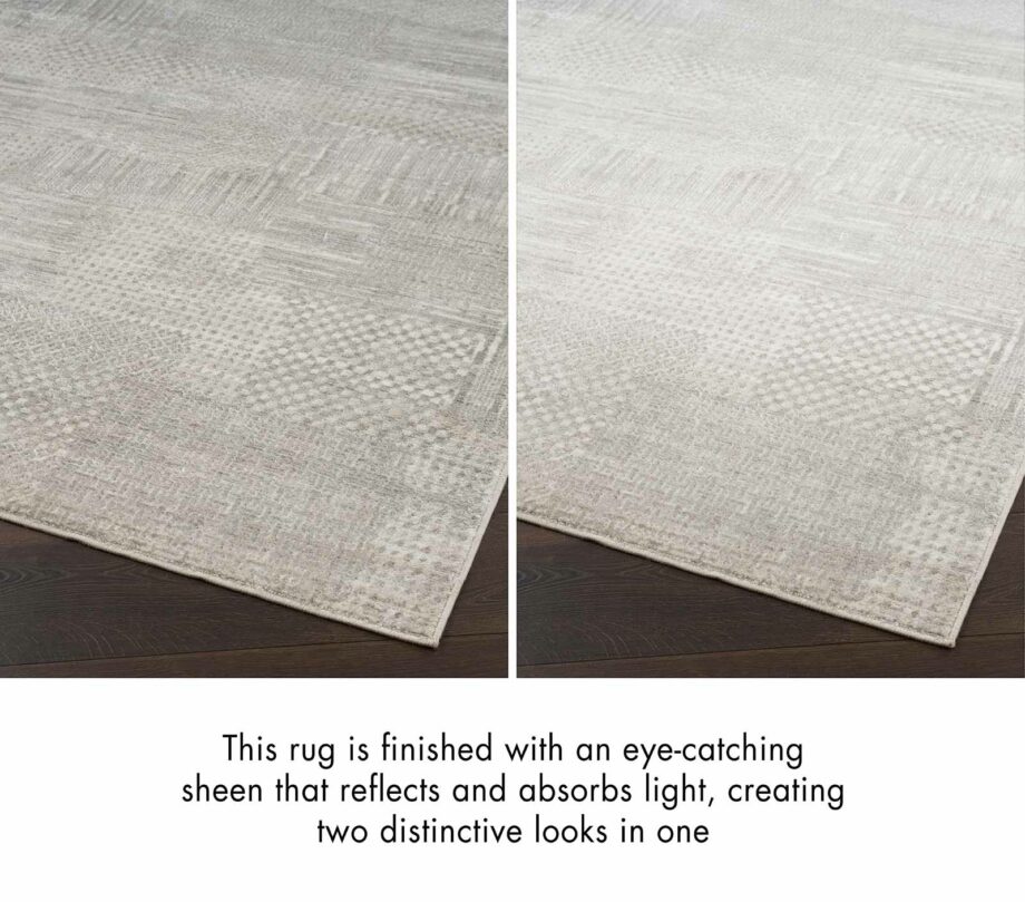 Nourison rug Glitz GLZ09 SILGY SILVER GREY 5x7 099446904041 LIGHT DARK TX03