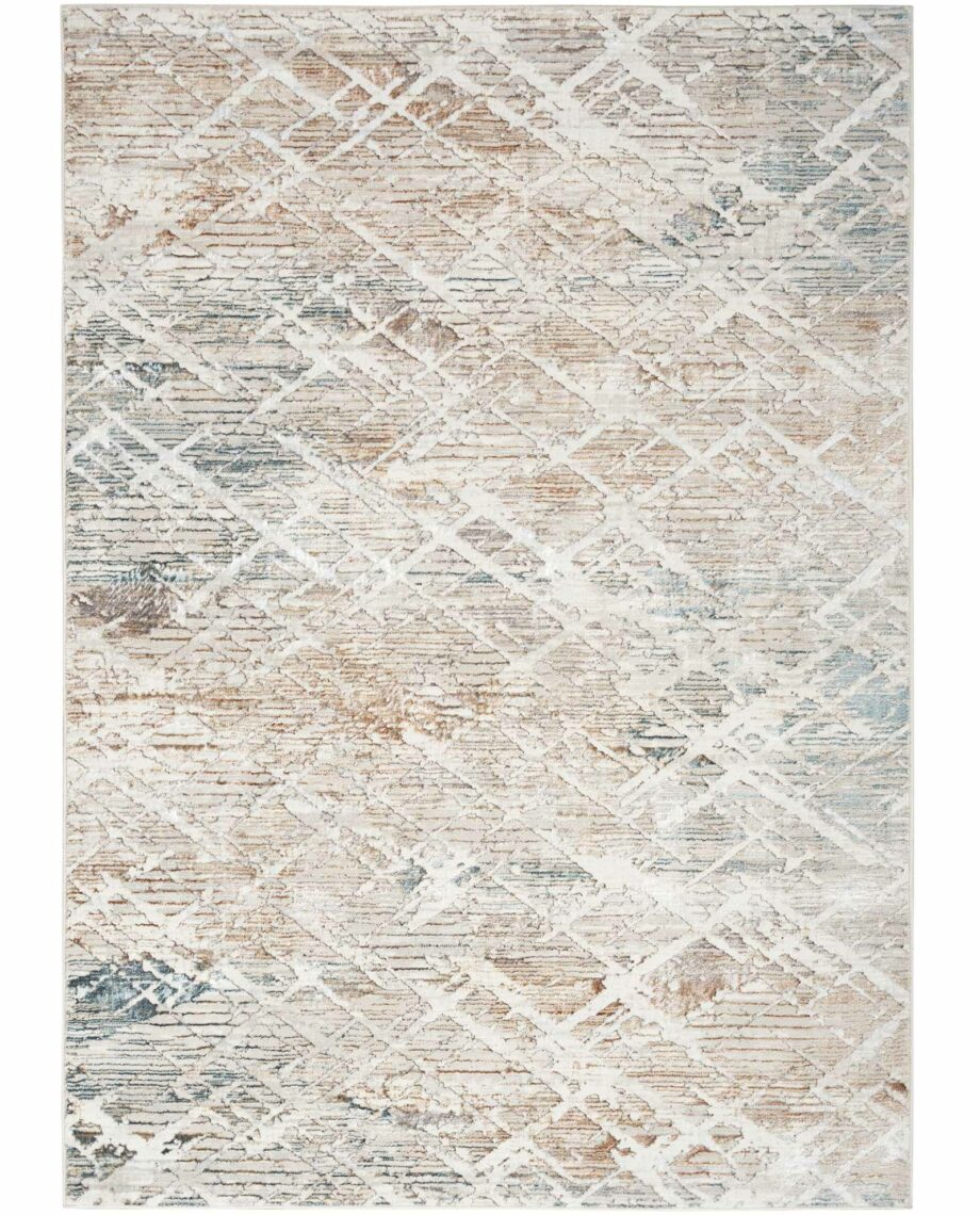 Nourison rug Glitz GLZ11 GRYMT GREY MULTICOLOR 5x7 099446912022
