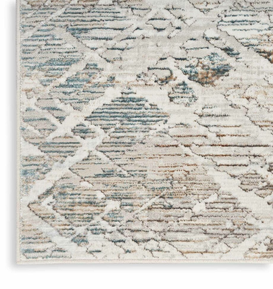 Nourison rug Glitz GLZ11 GRYMT GREY MULTICOLOR 5x7 099446912022 CRW