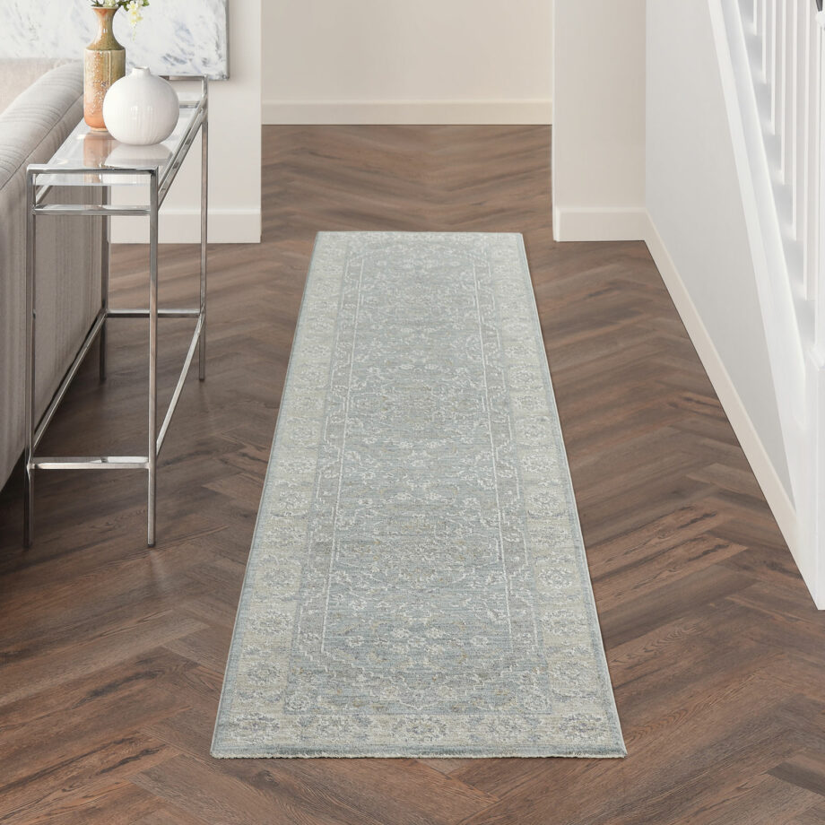 Nourison rug Infinite IFT02 BLUE 2x10 099446805522 interior 1