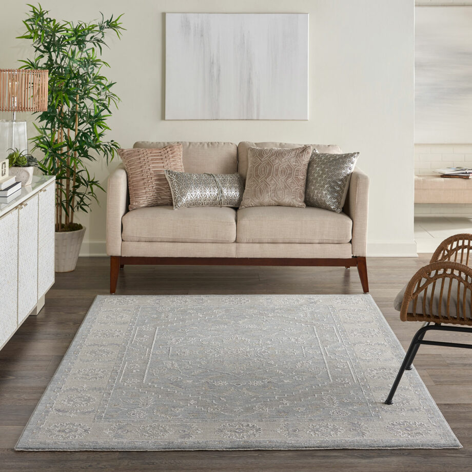 Nourison rug Infinite IFT02 BLUE 5x8 099446805546 interior 3
