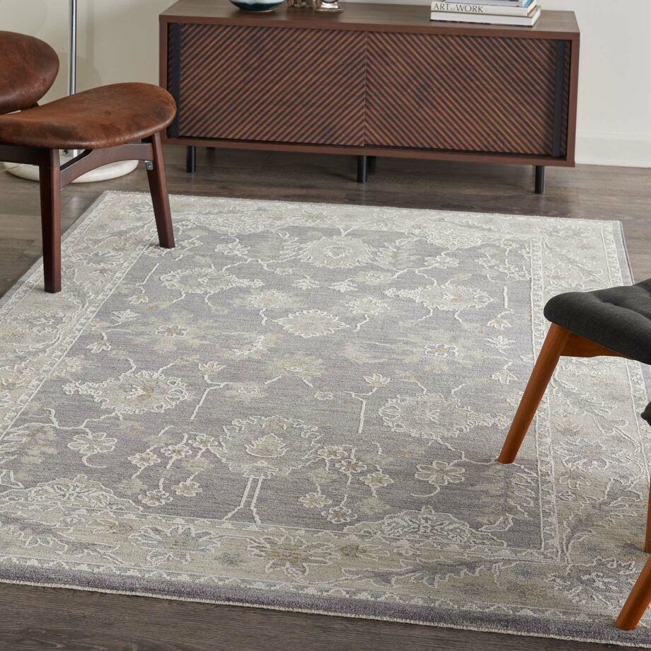 Nourison rug Infinite IFT03 CHARC CHARCOAL 5x8 099446805614 interior 1