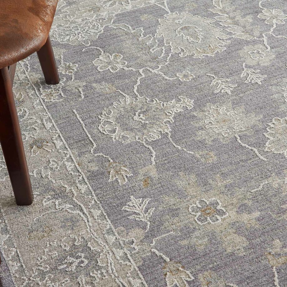 Nourison rug Infinite IFT03 CHARC CHARCOAL 5x8 099446805614 interior 2