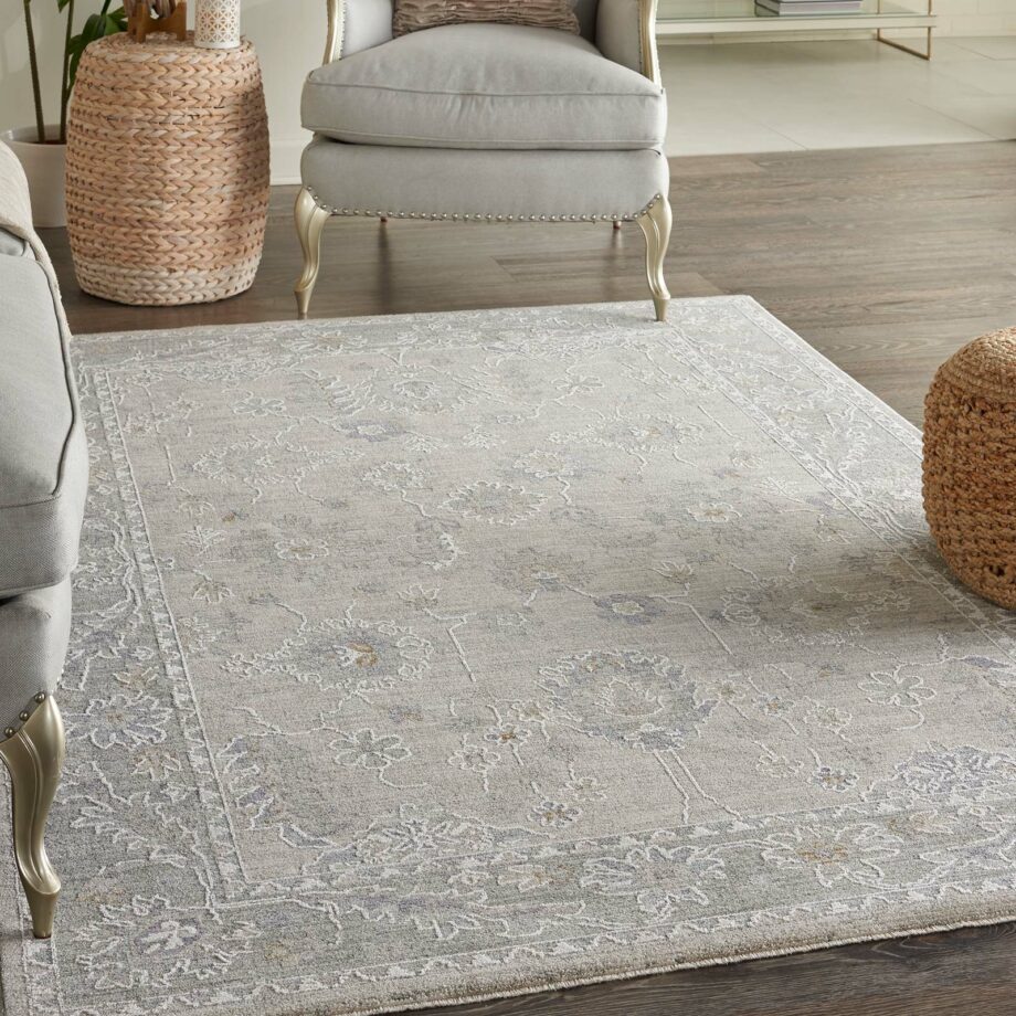 Nourison rug Infinite IFT03 LTGRY LIGHT GREY 5x8 099446805676 interior 1