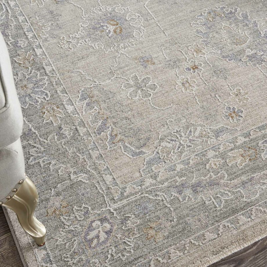 Nourison rug Infinite IFT03 LTGRY LIGHT GREY 5x8 099446805676 interior 2