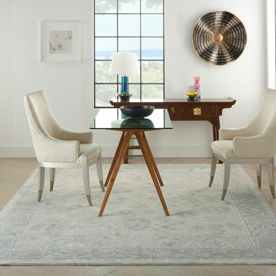 Nourison rug Infinite IFT03 LTGRY LIGHT GREY 8X10 099446805690 interior 3