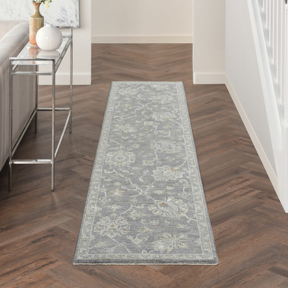 Nourison rug Infinite IFT04 CHARC CHARCOAL 2x10 099446805775 interior 1