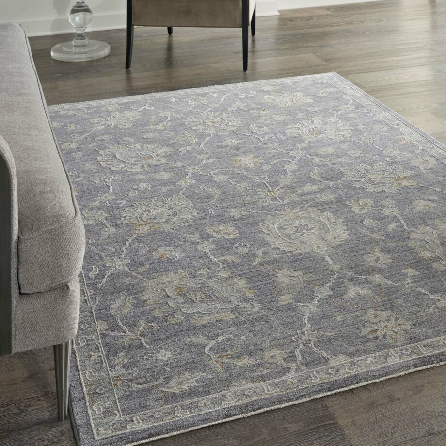 Nourison rug Infinite IFT04 CHARC CHARCOAL 5x8 099446805799 interior 1