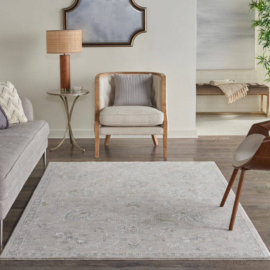 Nourison rug Infinite IFT04 LTGRY LIGHT GREY 5x8 099446805744 interior 3