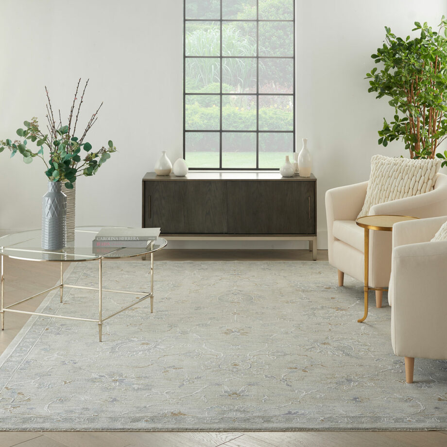 Nourison rug Infinite IFT04 LTGRY LIGHT GREY 8X10 099446805751 interior 3