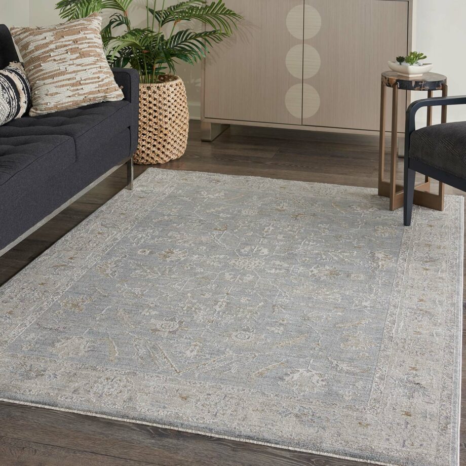 Nourison rug Infinite IFT05 BLUE 5x8 099446805867 interior 1