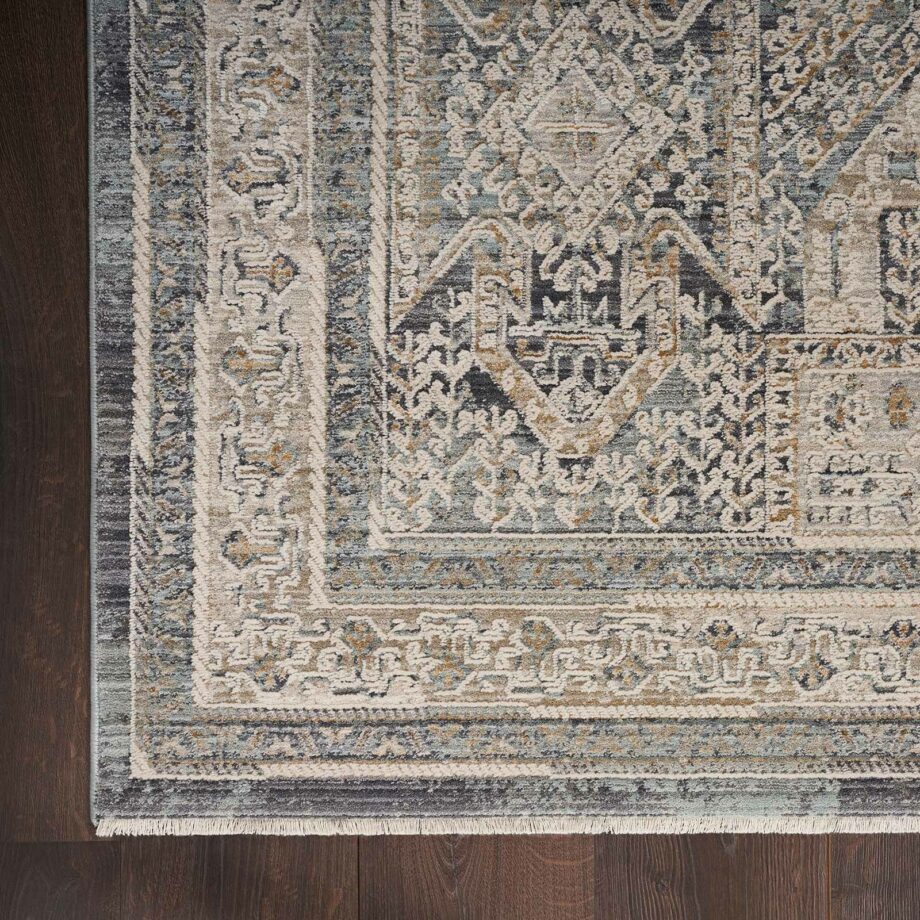 Nourison rug Lynx LNX01 IVCHA IVORY CHARCOAL 5x8 099446082619 CR