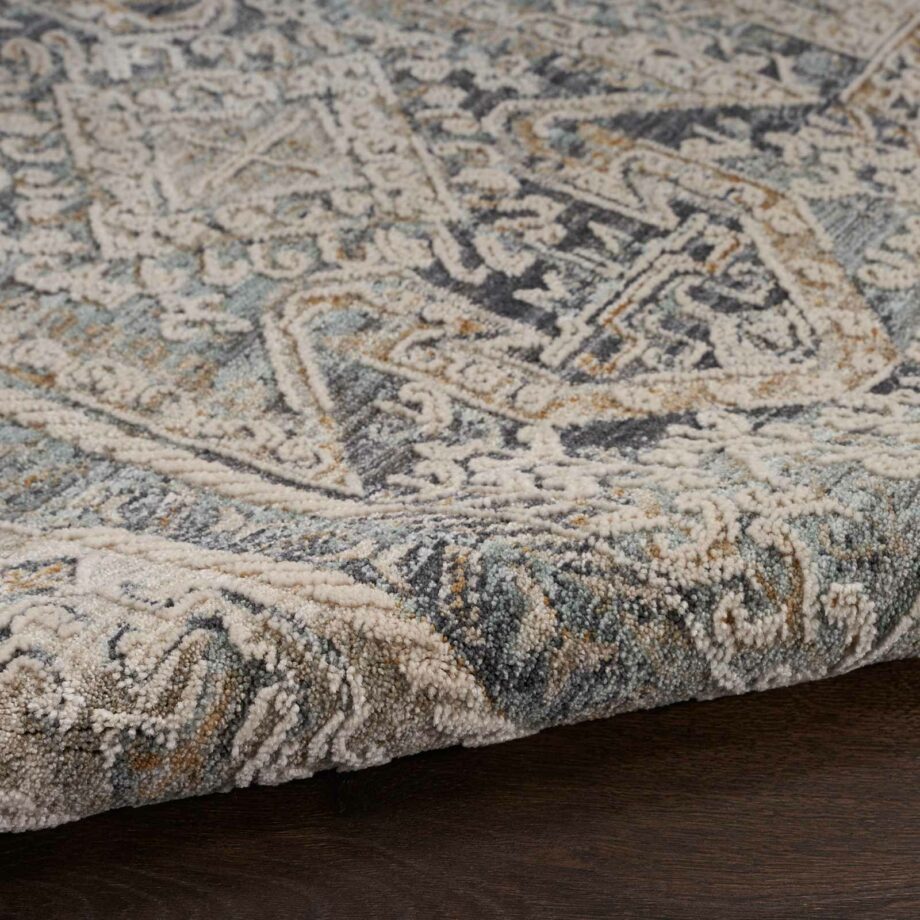 Nourison rug Lynx LNX01 IVCHA IVORY CHARCOAL 5x8 099446082619 TX01