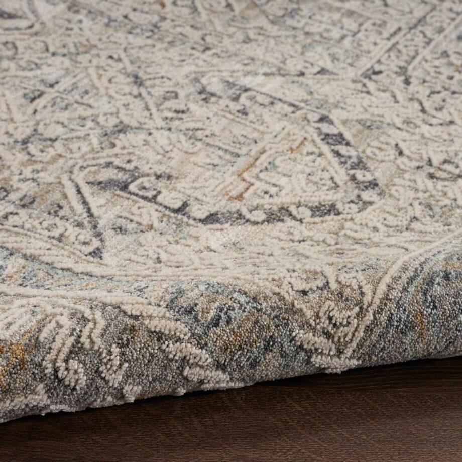 Nourison rug Lynx LNX01 IVGBL IVORY GREY BLUE 5x8 099446082169 TX01