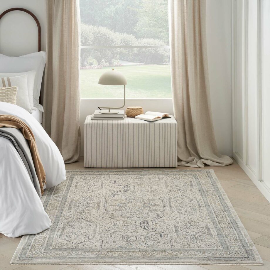 Nourison rug Lynx LNX01 IVGBL IVORY GREY BLUE 5x8 099446082169 interior 3