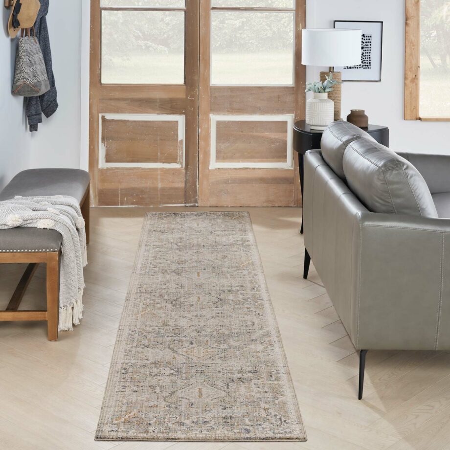 Nourison rug Lynx LNX02 IVTAU IVORY TAUPE 2x8 099446081773 interior 1