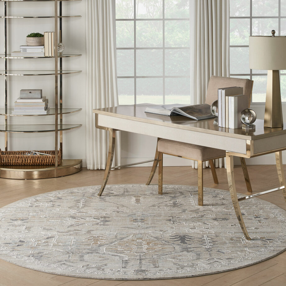 Nourison rug Lynx LNX02 IVTAU IVORY TAUPE 8xRND 099446083258 interior 3