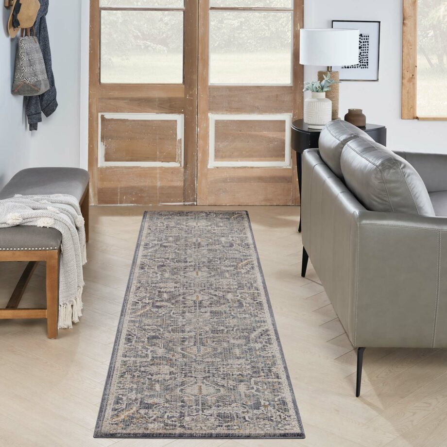 Nourison rug Lynx LNX02 NAVMT NAVY MULTICOLOR 2x8 099446082022 interior 1