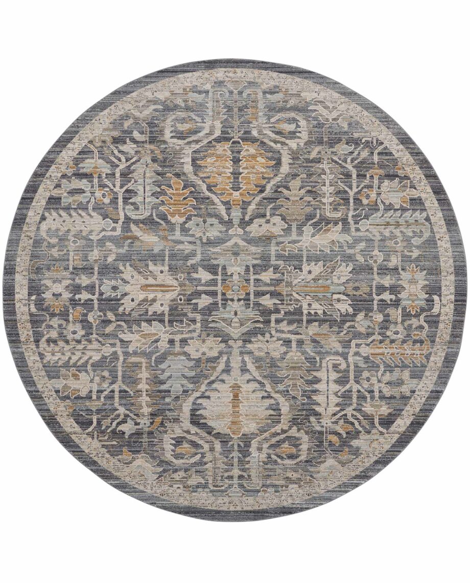 Nourison rug Lynx LNX02 NAVMT NAVY MULTICOLOR 8xRND 099446085580