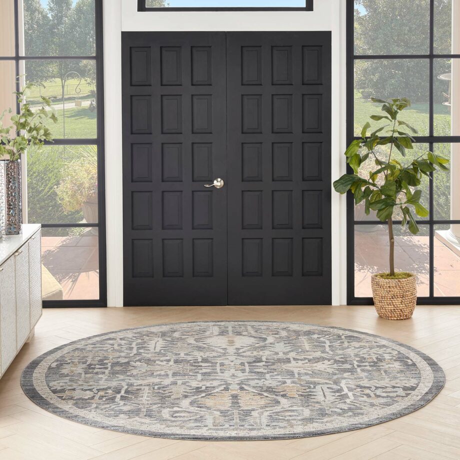 Nourison rug Lynx LNX02 NAVMT NAVY MULTICOLOR 8xRND 099446085580 interior 3