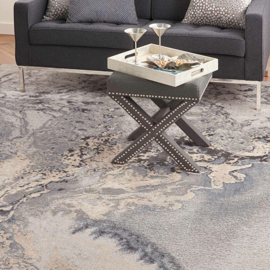 Nourison rug Maxell MAE08 GREY 9x13 099446343512 interior 2 C
