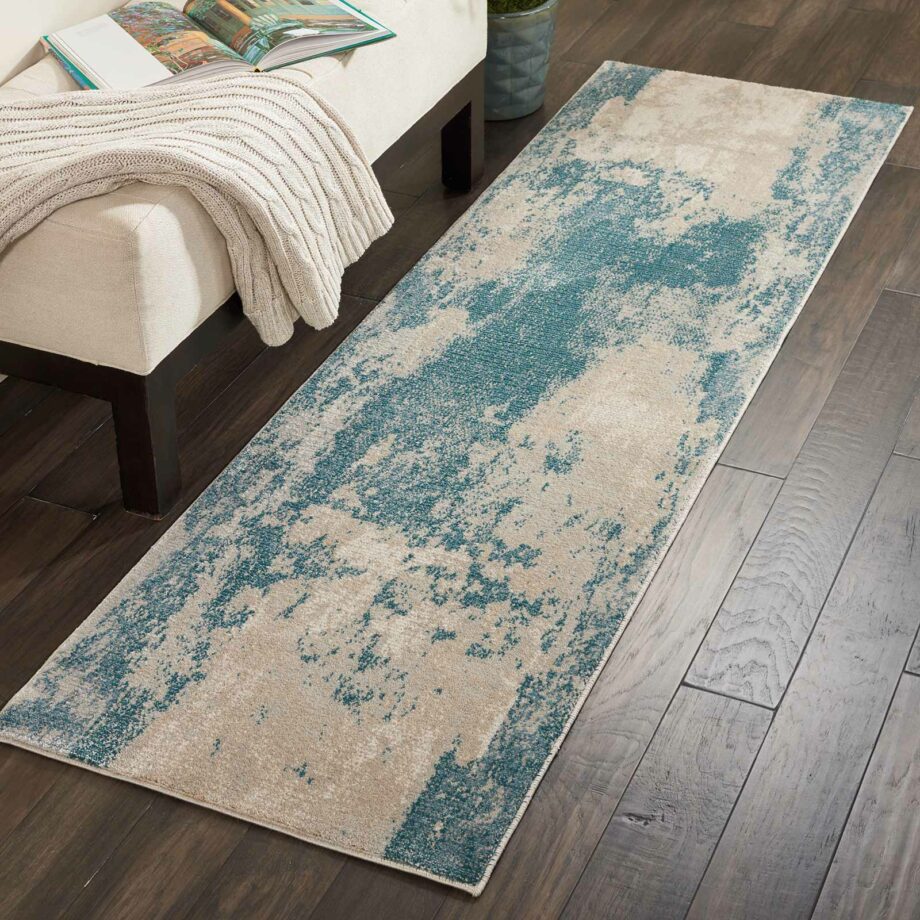 Nourison rug Maxell MAE13 IVTEA 2x8 099446396501 interior OSTKCROP