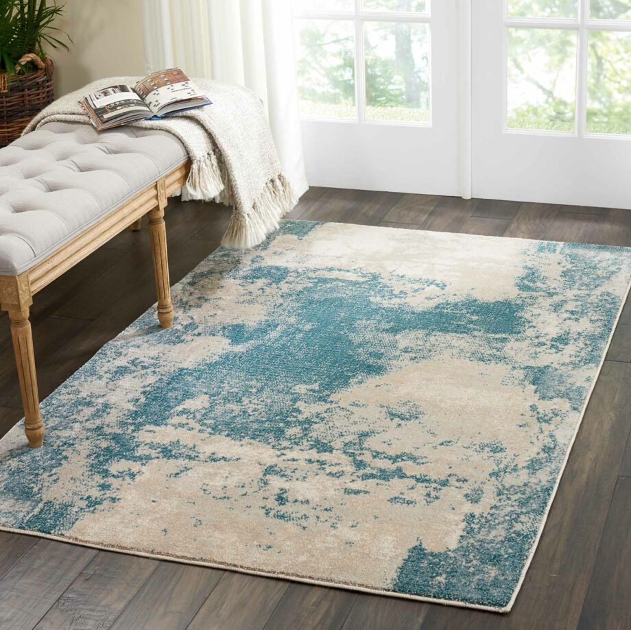 Nourison rug Maxell MAE13 IVTEA 4x6 099446396518 interior OSTKCROP