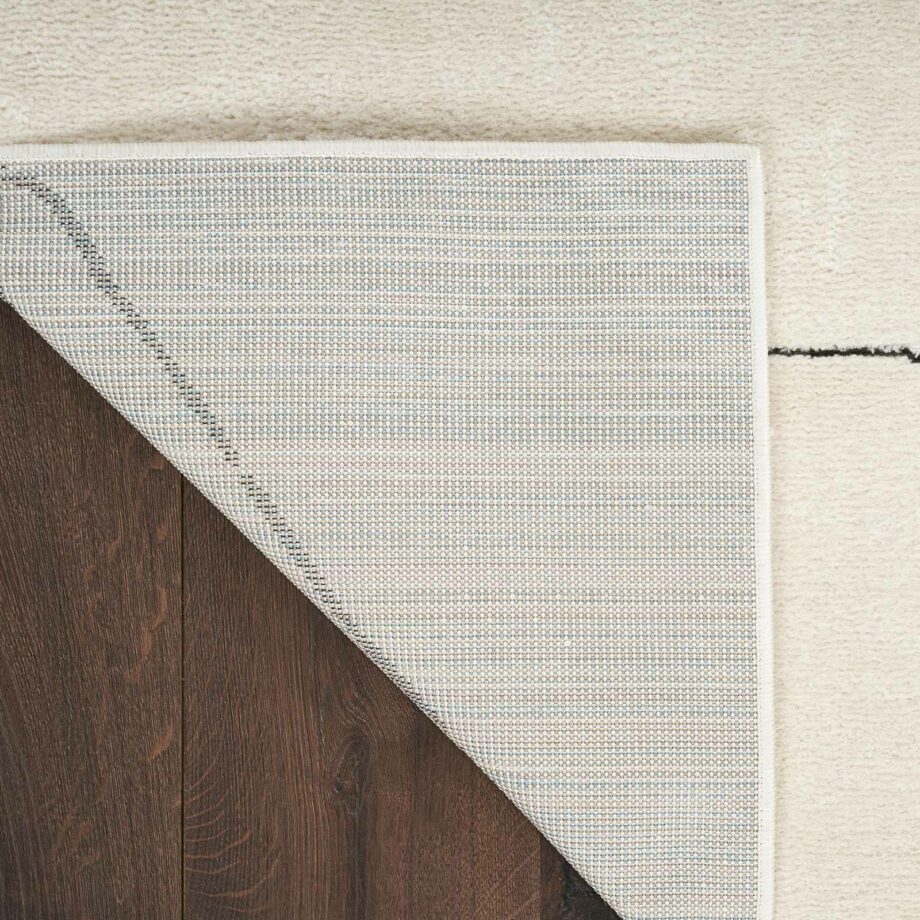 Nourison rug Modern Comfort MNC02 IVBLK IVORY BLACK 5x7 099446902146 CRB