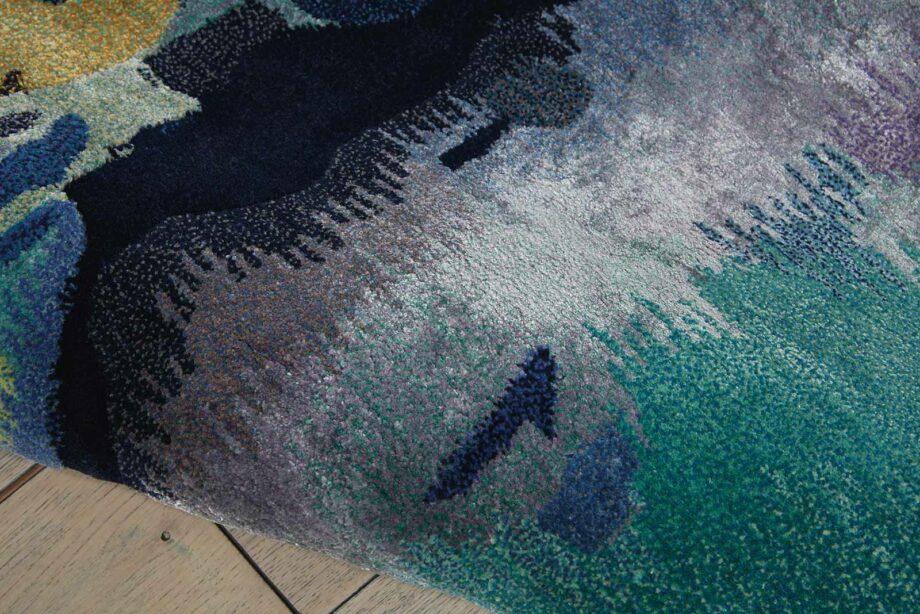Nourison rug Prismatic PRS09 SILBL 8x10 099446354525 DT02