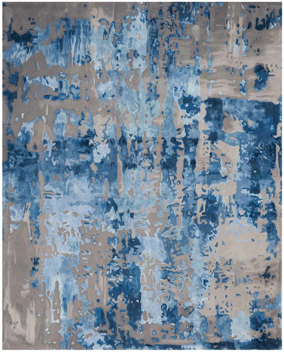 Nourison rug Prismatic PRS10 BLGRY 8x10 099446409072 MAIN