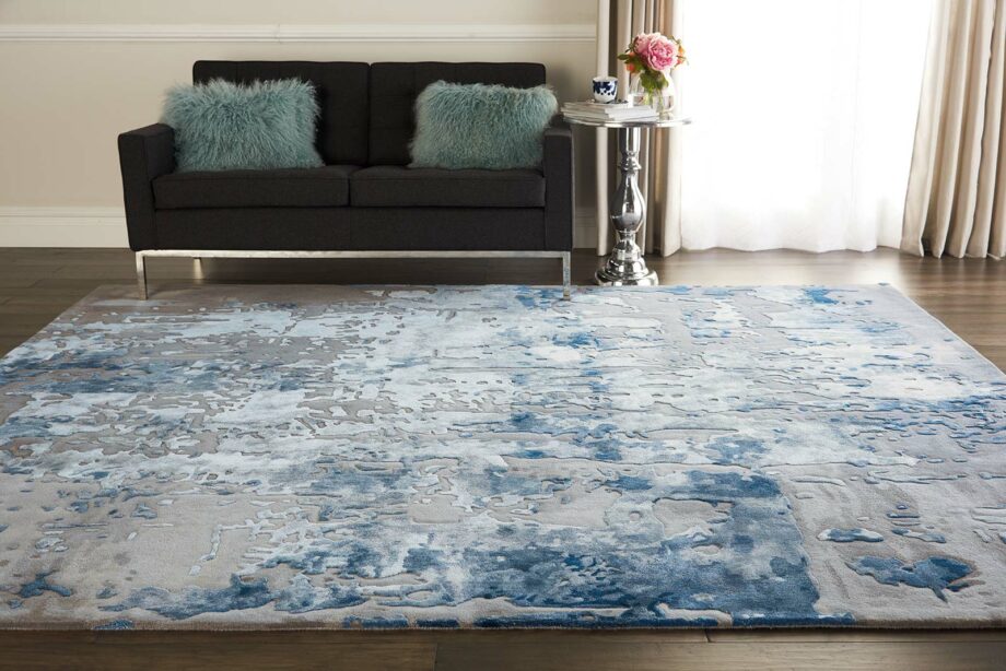 Nourison rug Prismatic PRS10 BLGRY 8x10 099446409072 Room VER1