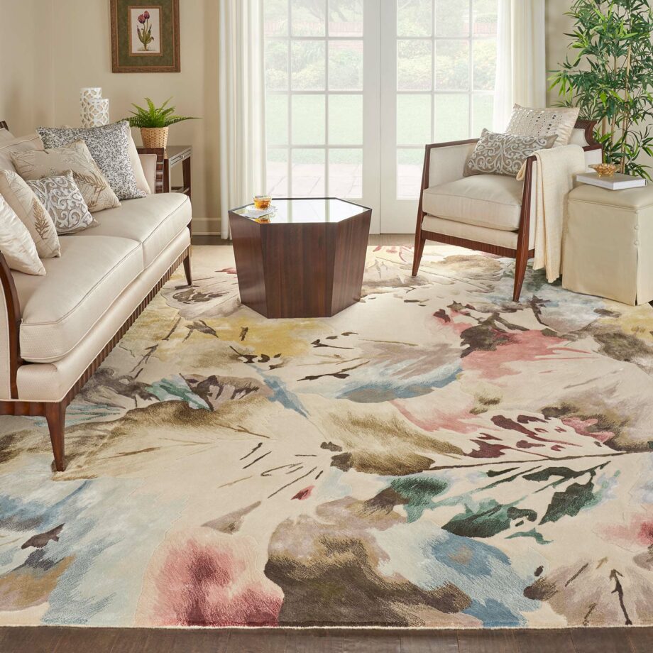 Nourison rug Prismatic PRS15 BGMTC 9x12 099446471055 interior 5 C