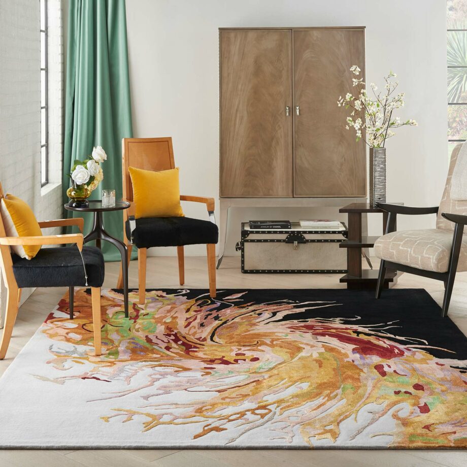 Nourison rug Prismatic PRS21 MULTI MULTICOLOR 8x10 099446814173 interior 3