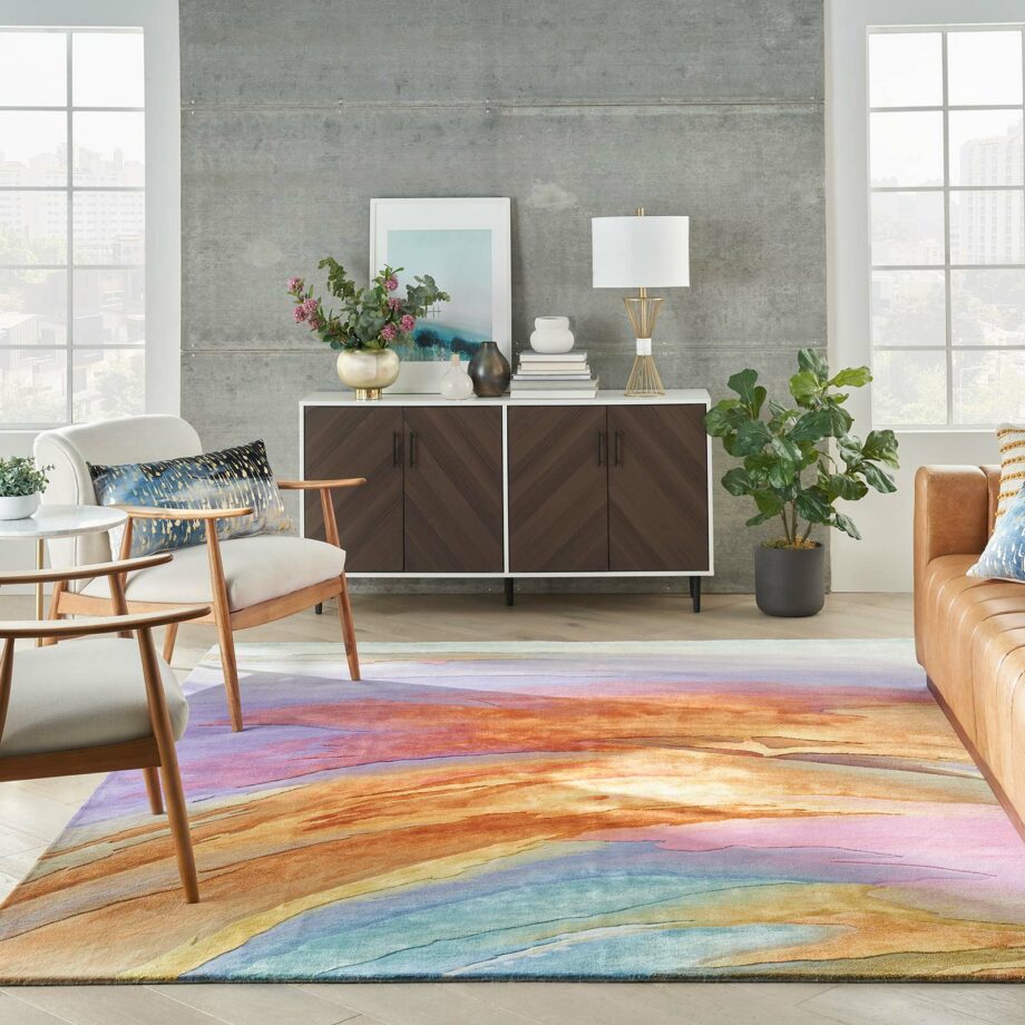 Nourison rug Prismatic PRS25 MULTI MULTICOLOR 8x10 099446889607 interior 3