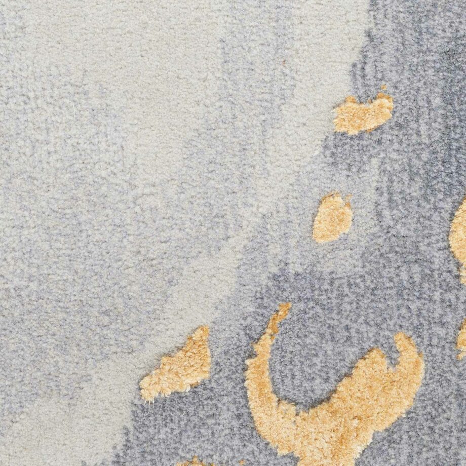 Nourison rug Prismatic PRS28 GRYGD GREY GOLD 8x10 099446891921 swatch