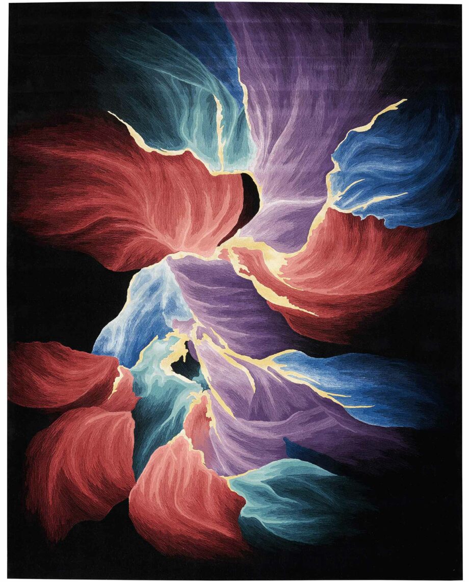 Nourison rug Prismatic PRS34 BLACK 8X10 099446160546
