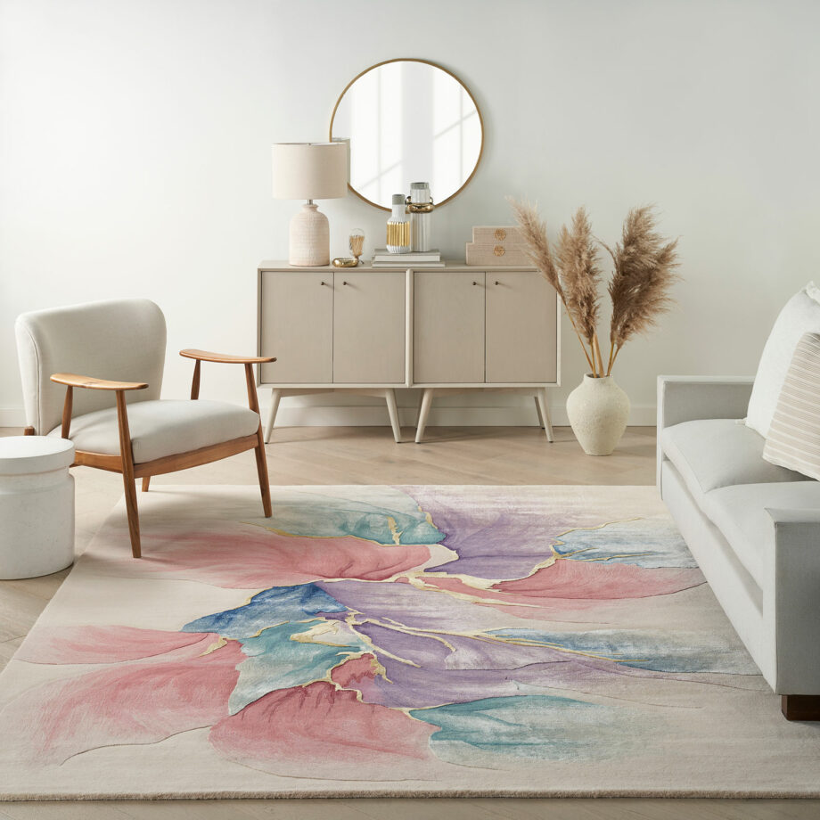 Nourison rug Prismatic PRS34 IVORY 8X10 099446160768 interior 3