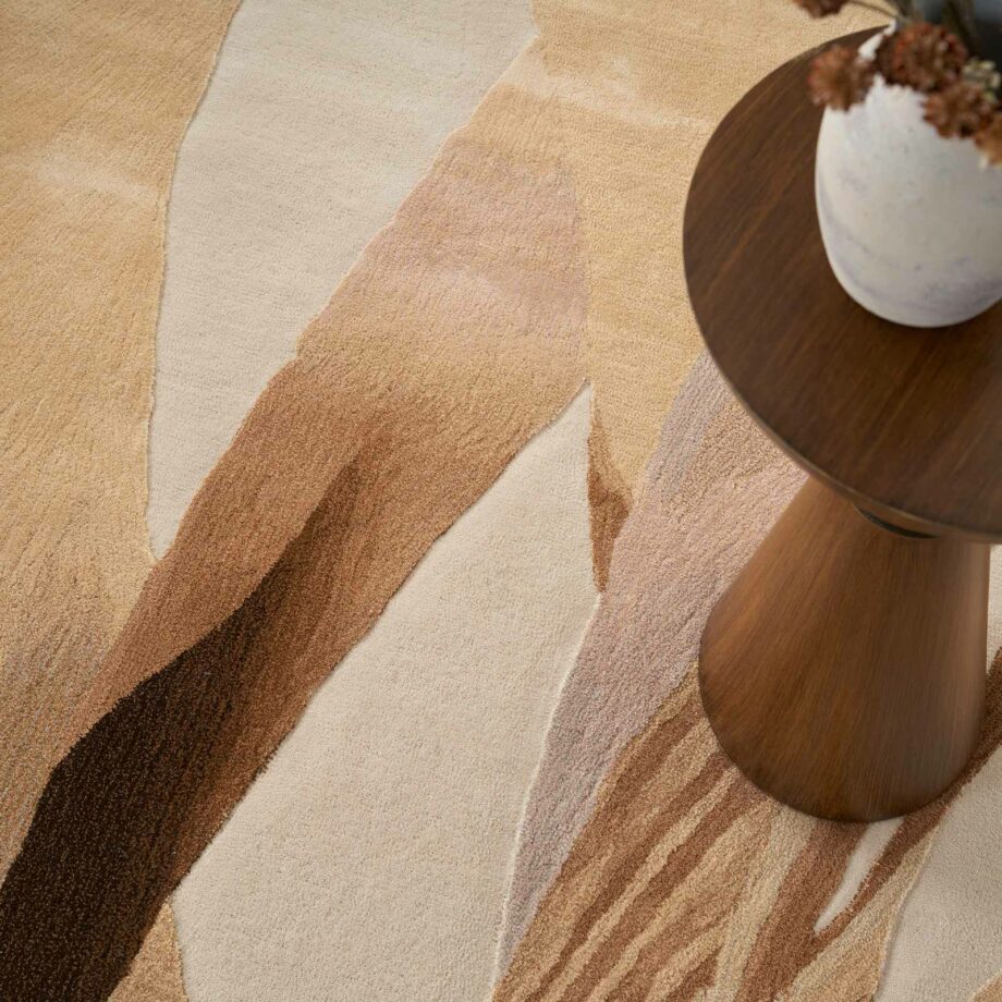 Nourison rug Prismatic PRS35 SAND 8X10 099446160393 interior 2