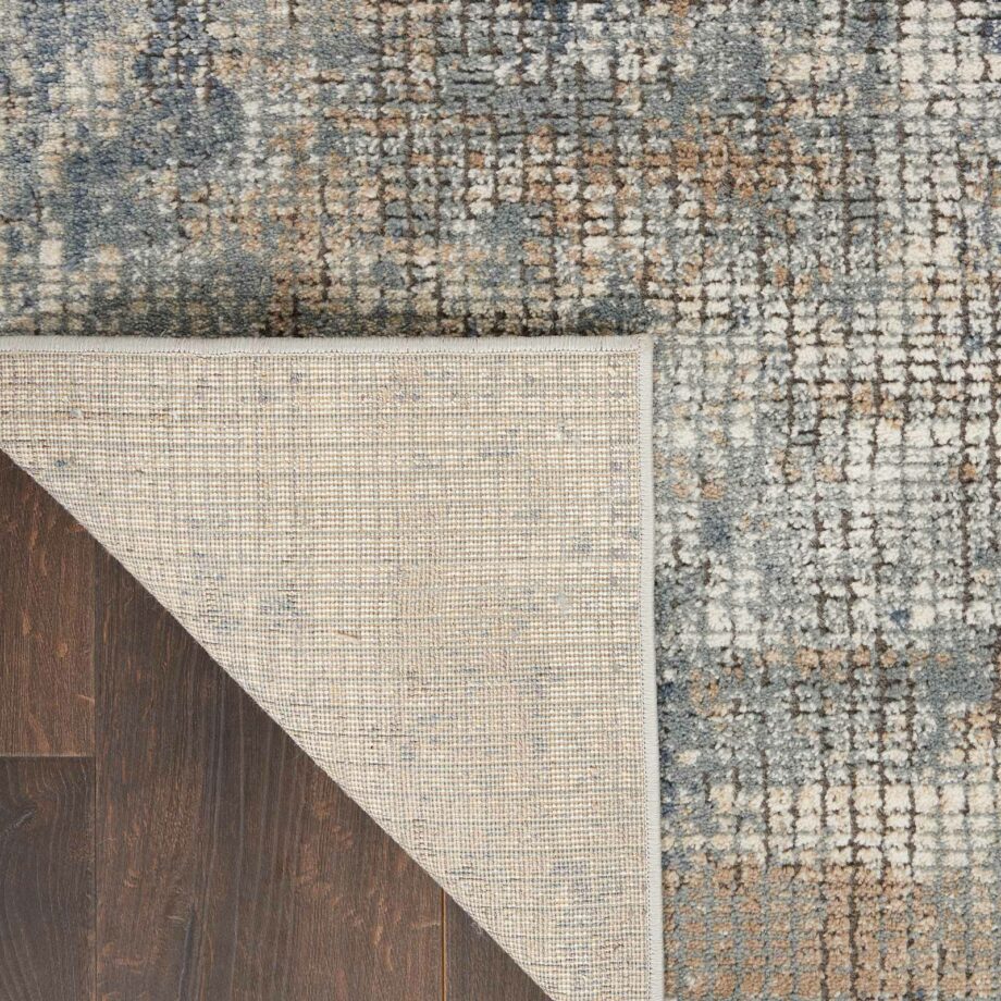 Nourison rug Quarry QUA02 BLBGE BLUE BEIGE 5x7 099446746207 CRB