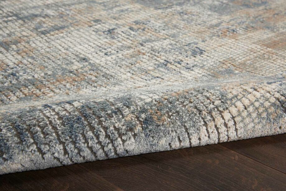 Nourison rug Quarry QUA02 BLBGE BLUE BEIGE 5x7 099446746207 TX01