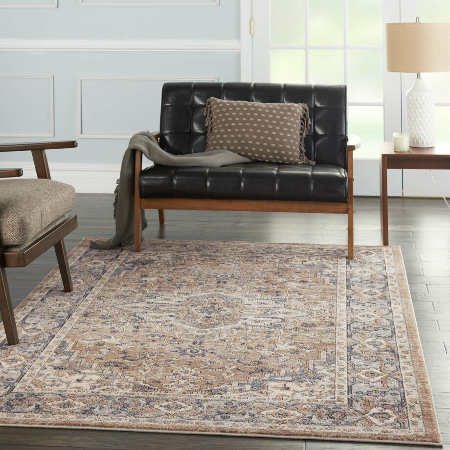Nourison rug Quarry QUA05 BGEGY BEIGE GREY 5x7 099446746283 interior 3