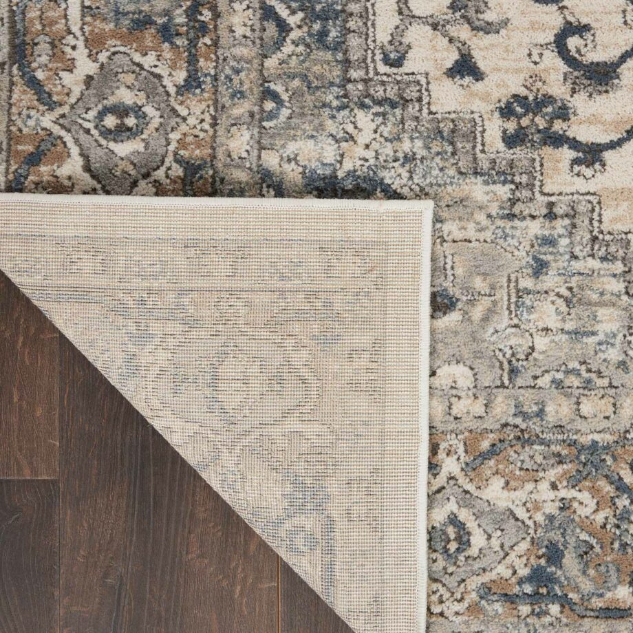 Nourison rug Quarry QUA05 IVGRY IVORY GREY 5x7 099446746276 CRB