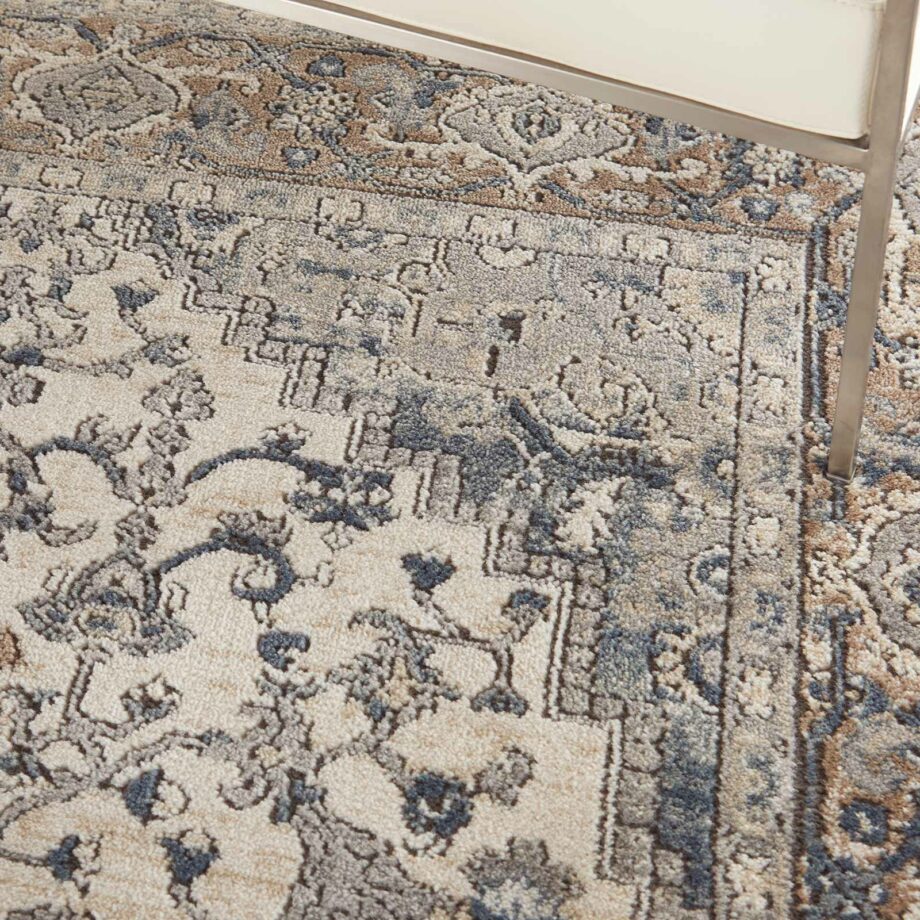Nourison rug Quarry QUA05 IVGRY IVORY GREY 5x7 099446746276 interior 2