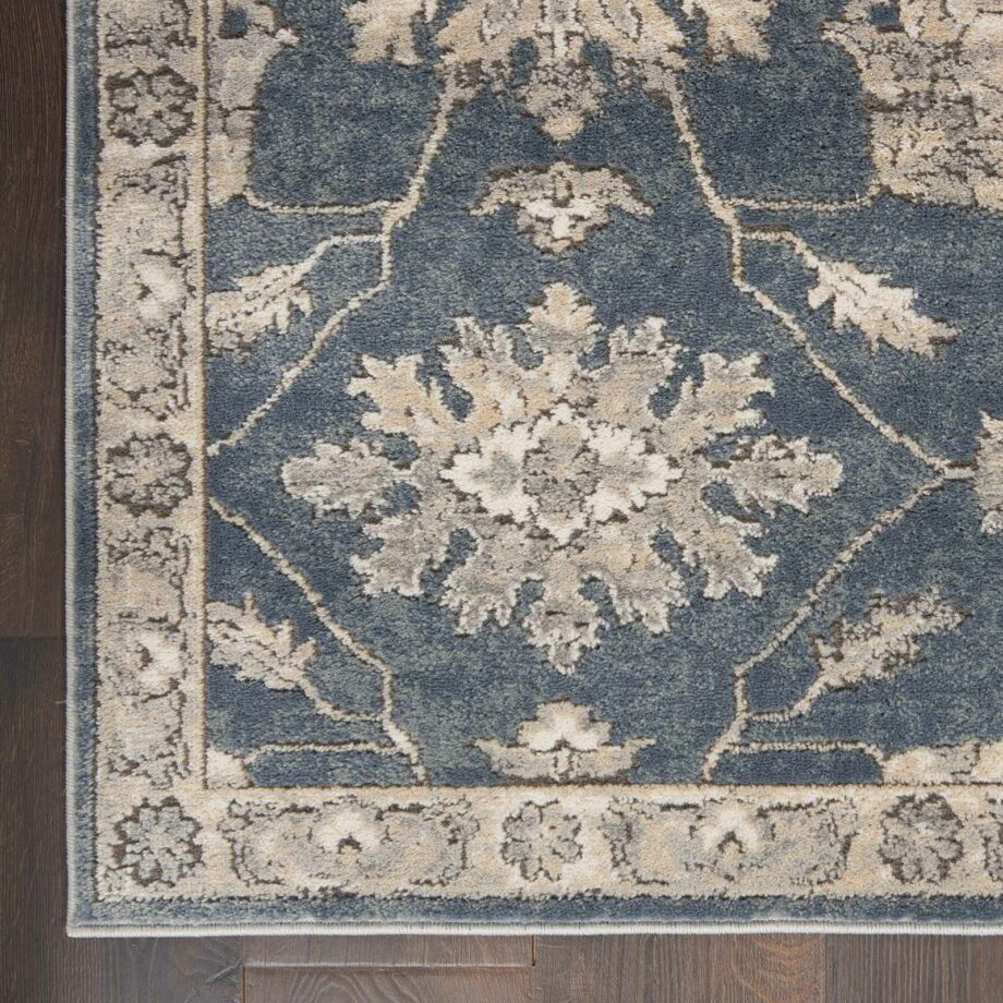 Nourison rug Quarry QUA06 BLBGE BLUE BEIGE 5x7 099446746290 CR