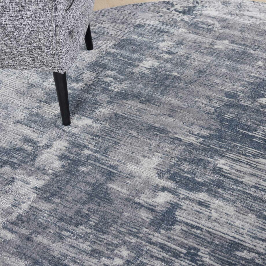Nourison rug Rustic Textures RUS05 GREY 8XRND 099446835949 interior 2