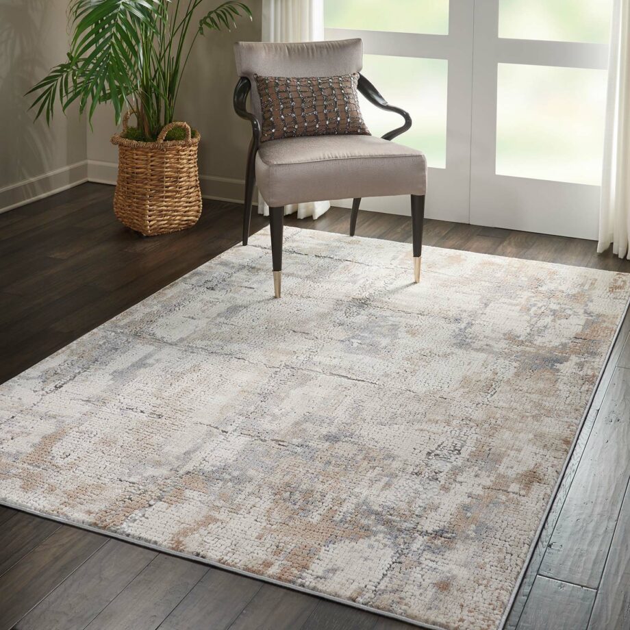 Nourison rug Rustic Textures RUS06 BGEGY BEIGE GREY 5x7 099446462244 interior 3 C