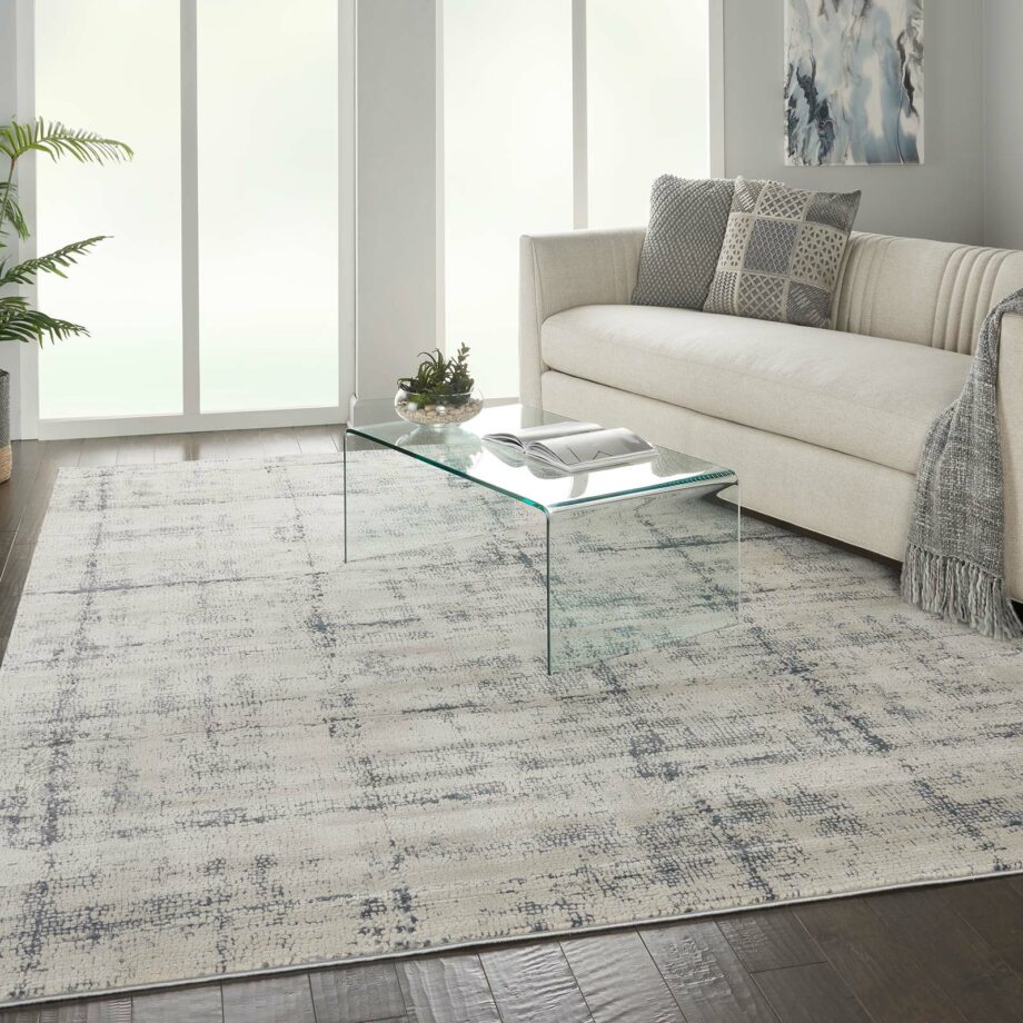 Nourison rug Rustic Textures RUS06 IVBLU IVORY BLUE 8x11 099446476388 interior 3